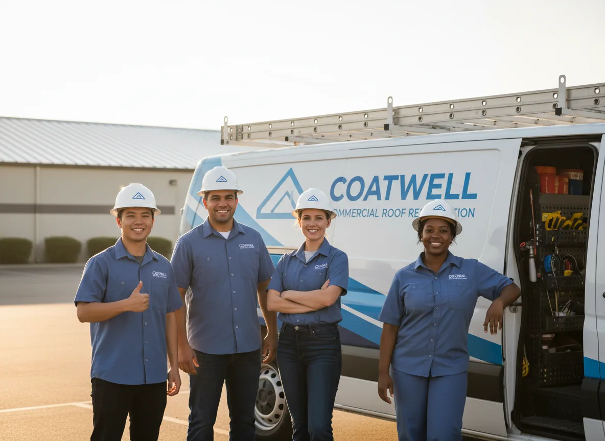 Commercial roof coating company in Athena, OR